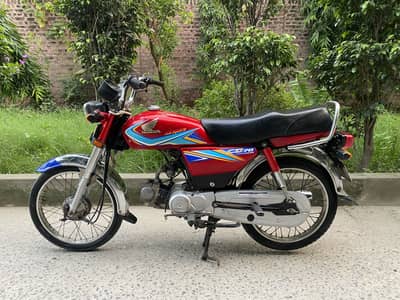 HONDA CD 70 CALL 03029636017 ALL ORIGINAL CONDITION ARGENT SALE