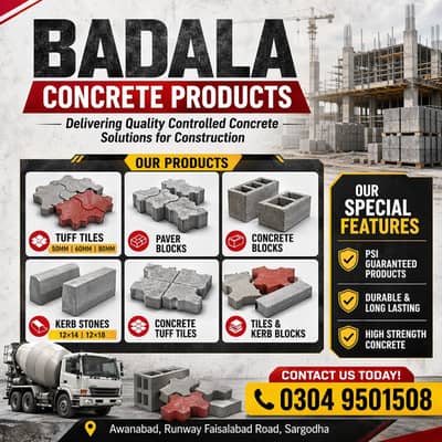 Concrete Blocks, Concrete Cobble, Cobble Stones, Clad Stone, Pavers