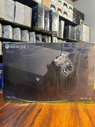  XBOX ONE X 1TB — MINT CONDITION 