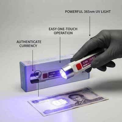 UV inspection money checker lamp