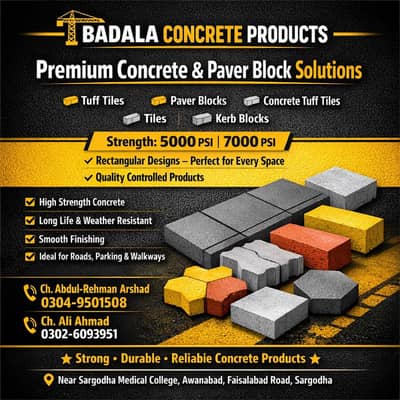Tuff Tiles, Paver Blocks, Kerb Stones & Concrete Cobble – Manufacturer