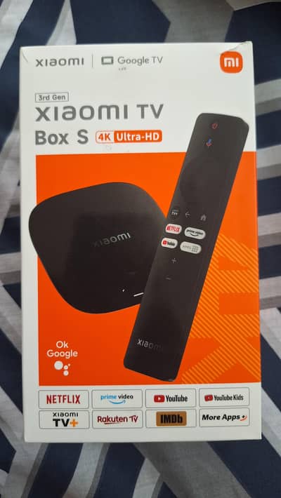 Xiaomi TV Box S 3rd gen 4k ultra HD 10/10 condition