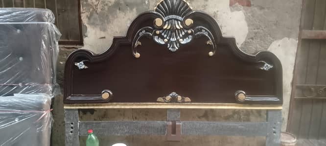 wooden king size bed