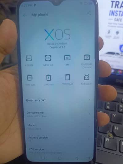 Infinix Hot 11 Play 4ram 64rom