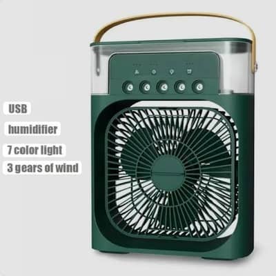 mist fan/ mini air cooler/ adjust able 3 speed fan/ 3 power mist