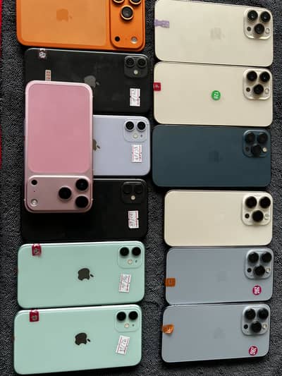Iphone 11/12/13/14/15/16/17 pro/pro max JV/factory/pta all available