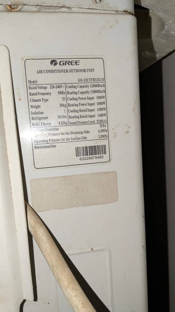 Gree split 1 Ton 8