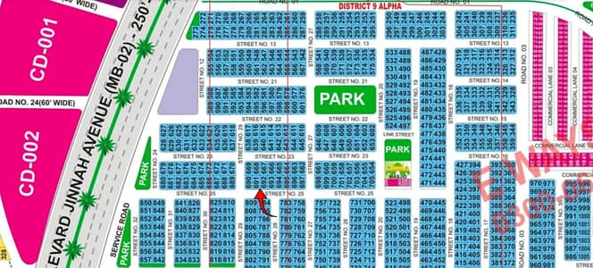 10 Marla Plot for Sale in DHA Bahawalpur Sector C