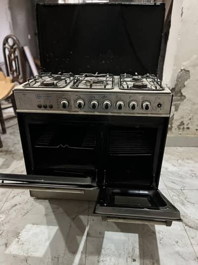 Hyper 5-Burner Cabinet Cooking Range