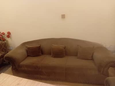 Brown sofa set