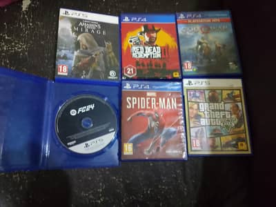 ps5 and PS4 game cd