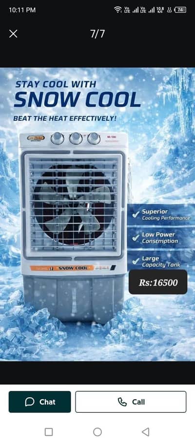 New asia ice box air cooler 3 years warrenty