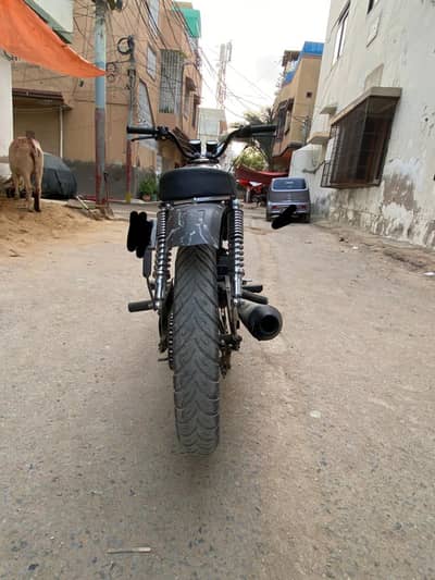 cg 125 modified into cafe racer