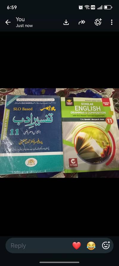 11th Federal Board English & Urdu Guides – Brand new