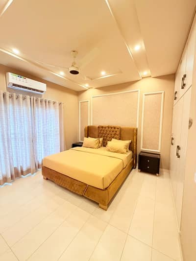 5 Marla brand new luxury fully furnished family apartment for rent Looking For A Flat In ex air avenue Lahore.