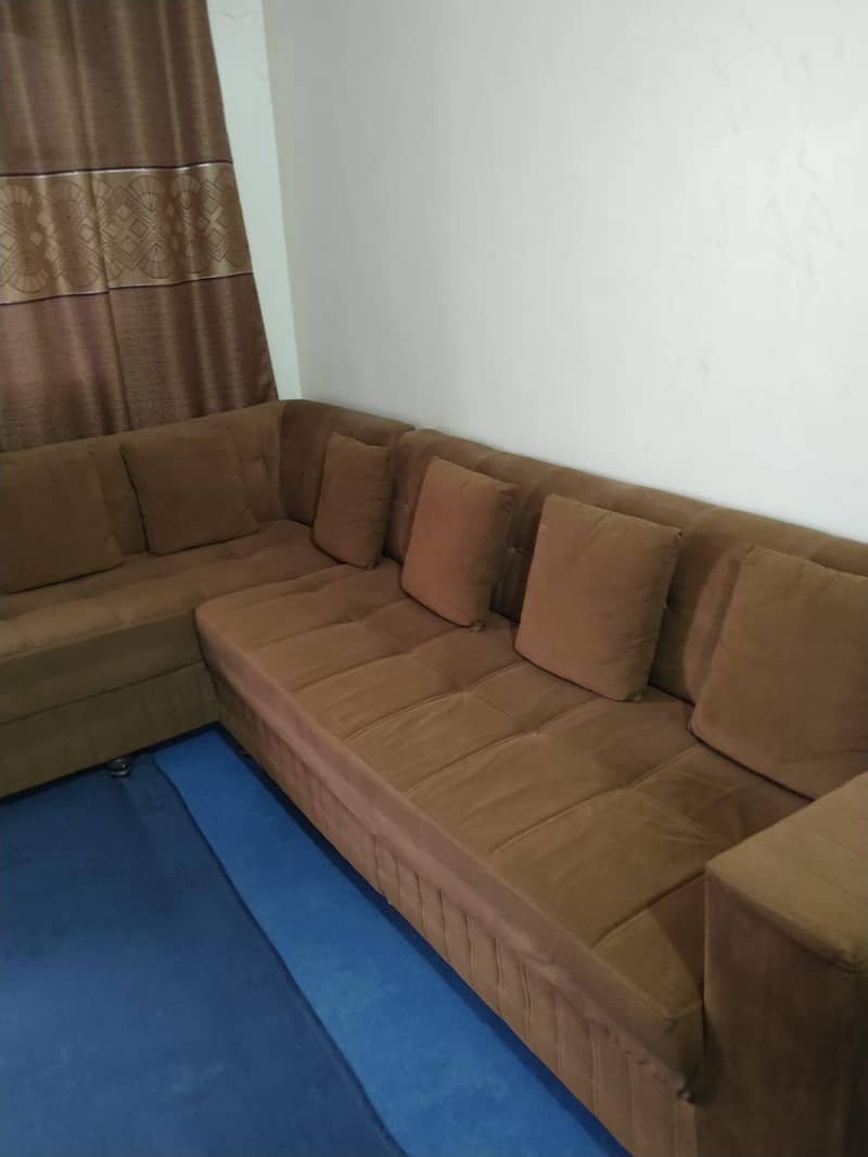 L shape sofa set 2