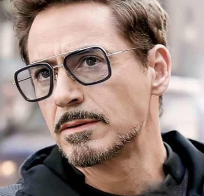 Man style branded frame with black in white glasses Burberry
