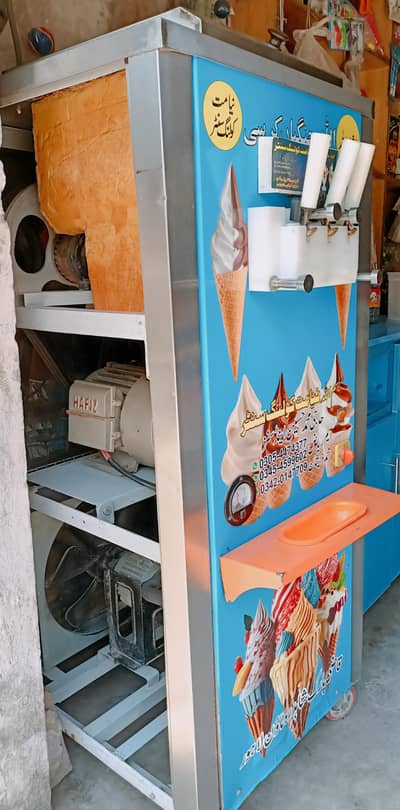ice Cream machine for sale with free rack table