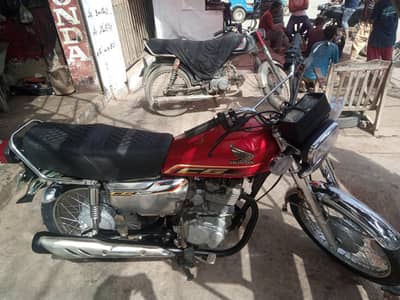 Honda 125 bike ok hai 03132453534