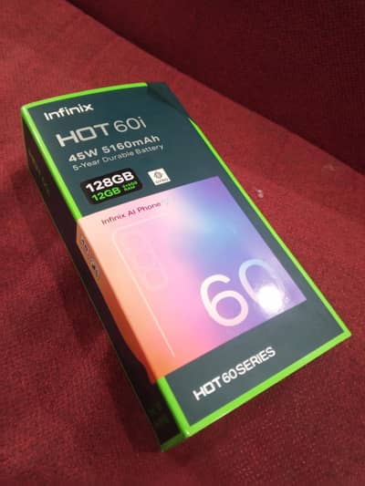 Infinix Hot 60i — 6GB RAM / 128GB Storage  8.5/10