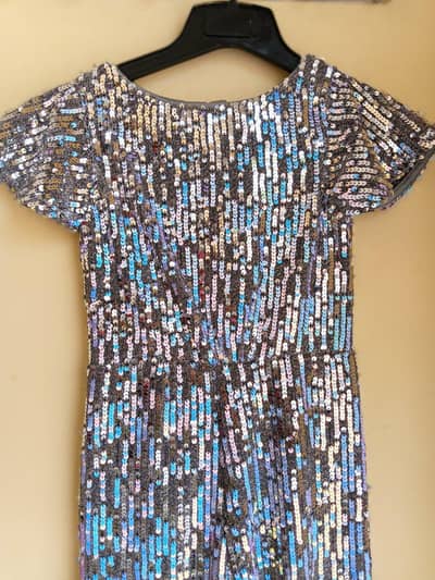 Stylish & Sparkly Girls’ Romper | 8 Years