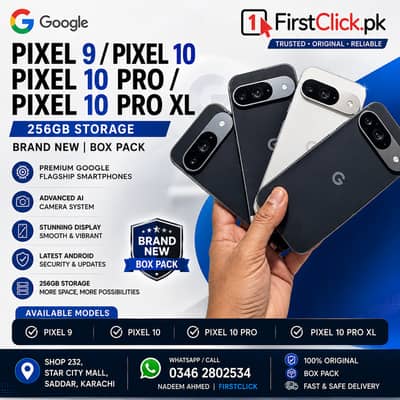 Google Pixel 9 / Pixel 10 / Pixel 10 Pro / Pixel 10 Pro XL New Box Pac