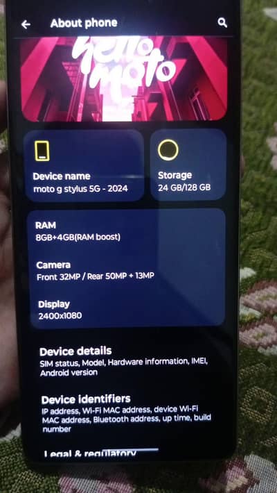 Motorola Moto G Stylus