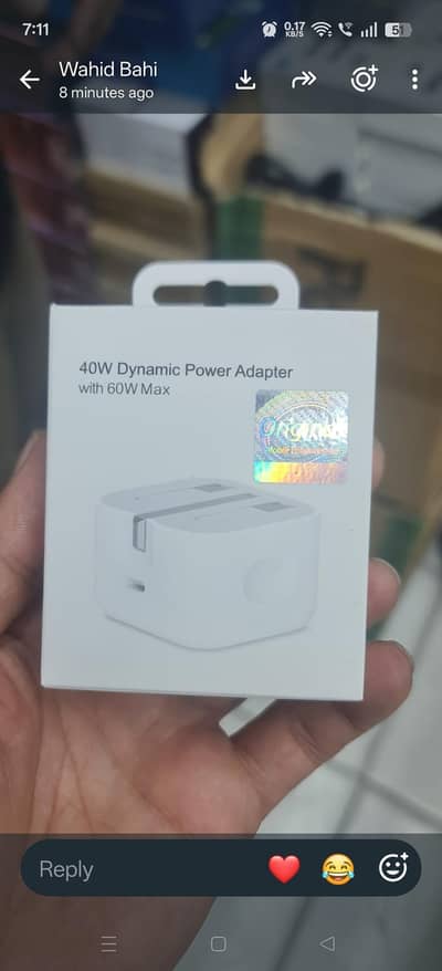 I phone adapter 40w adapter with 60w max