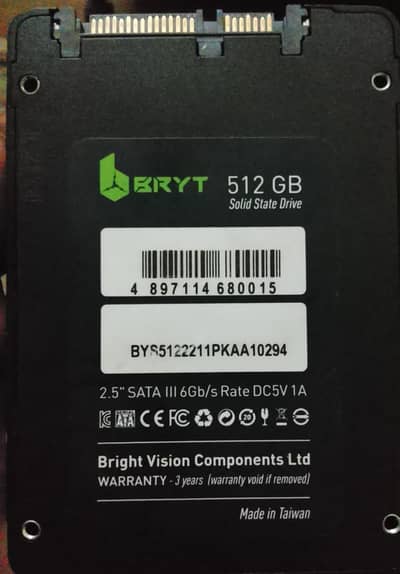 BRYT 512 GB (SSD)