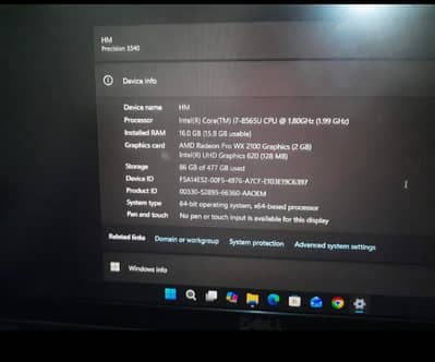 dell percision 3540