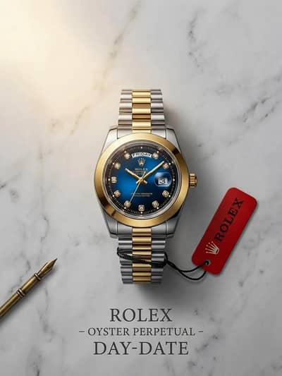 Rolex Luxury Men’s Blue Dial