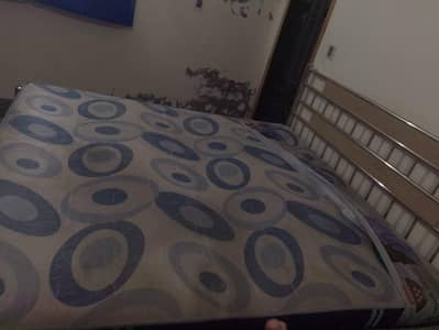Steel Bed with mattress