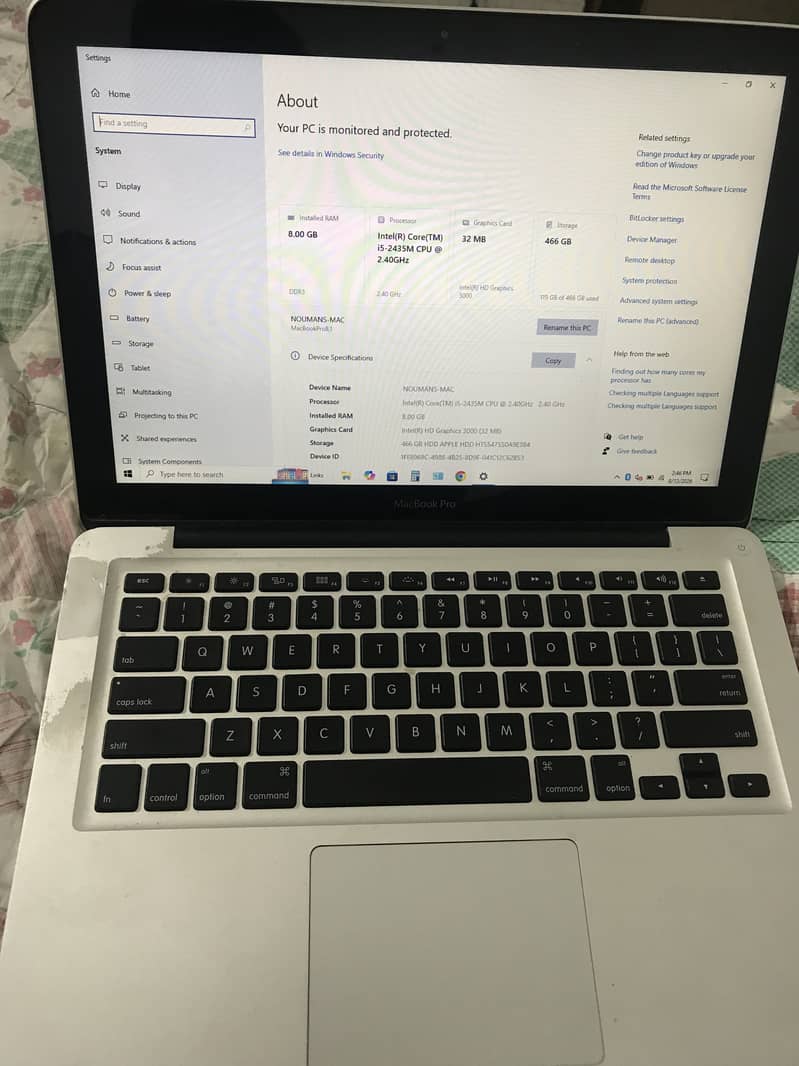 MacBook Pro 2011 2