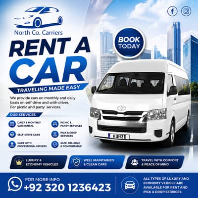Rent A car | Car rentals with driver Car | bus & Van Rental Service