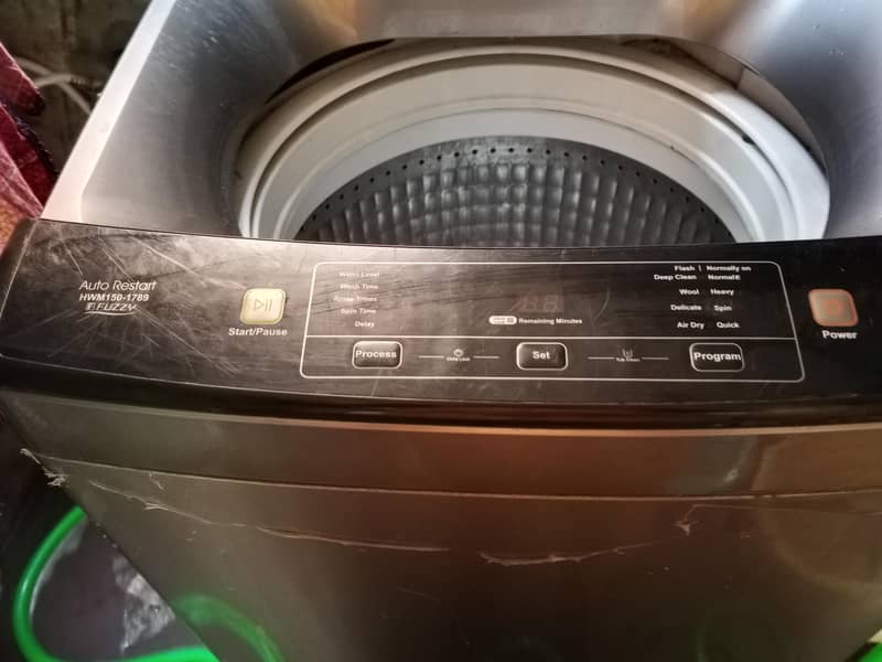 haier fully automatic machine full size 15 kg 1