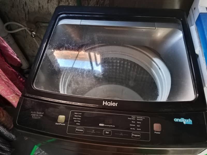 haier fully automatic machine full size 15 kg 2