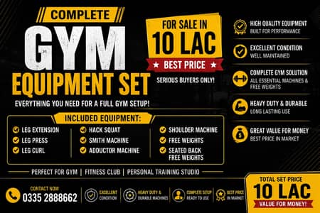 Complete Gym Equipment Set for Sale/commercial gym equipment/Gym