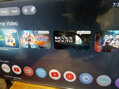 TCL 43 INCH SMART ANDROID LED FOR SALE