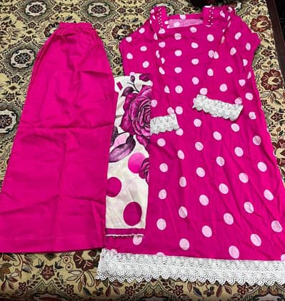 Elegant Ladies 3-Piece Stitched Suit - Brand New Condition