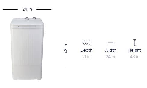 SPECIAL AZADI DEAL – DAWLANCE Washing Machine & DAWLANCE Spinner Dryer