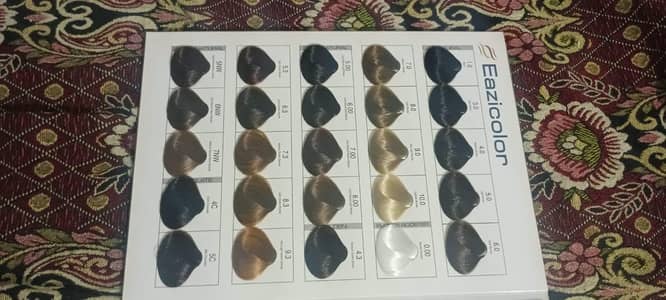 easy colour shade card