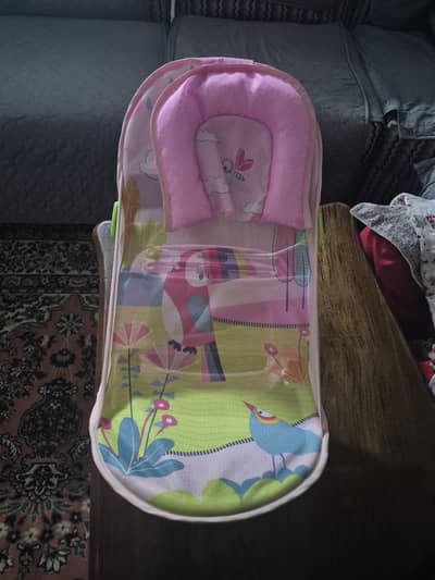 Baby bathing seat foldable