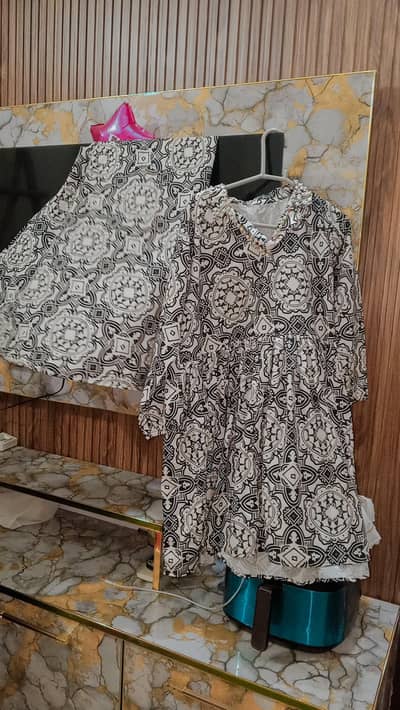 Frock with sharara