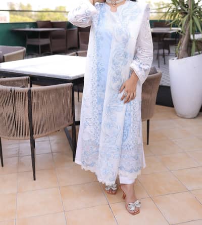Luxury lawn party wear
