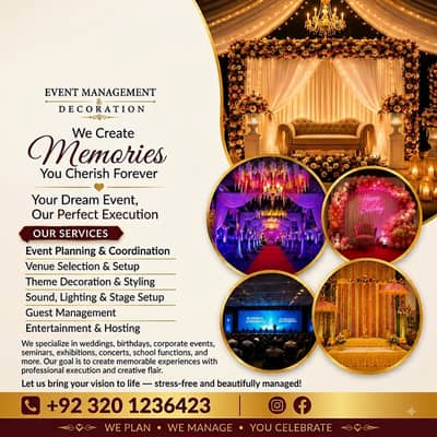 Event Management Services | Wedding, Corporate & Birthday Events