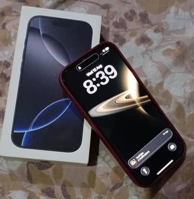 iPhone 16 Pro 128GB JV – Black Titanium 10/10 condition