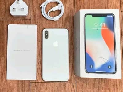 Apple iPhone X 256 GB mein official PTI pro 10 by 10 condition