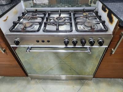 Glam gas oven stainless steel