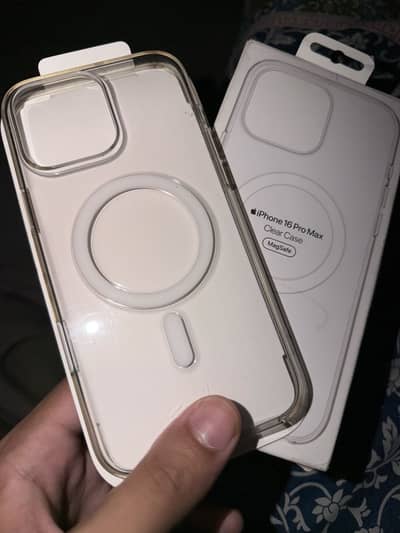 Iphone 16 pro max clear MagSafe case