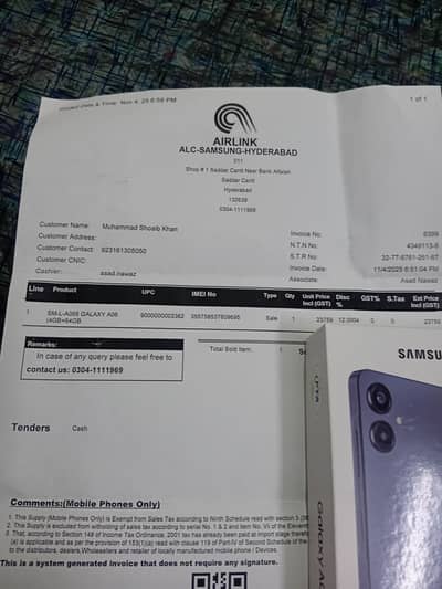 Samsung Mobile A06